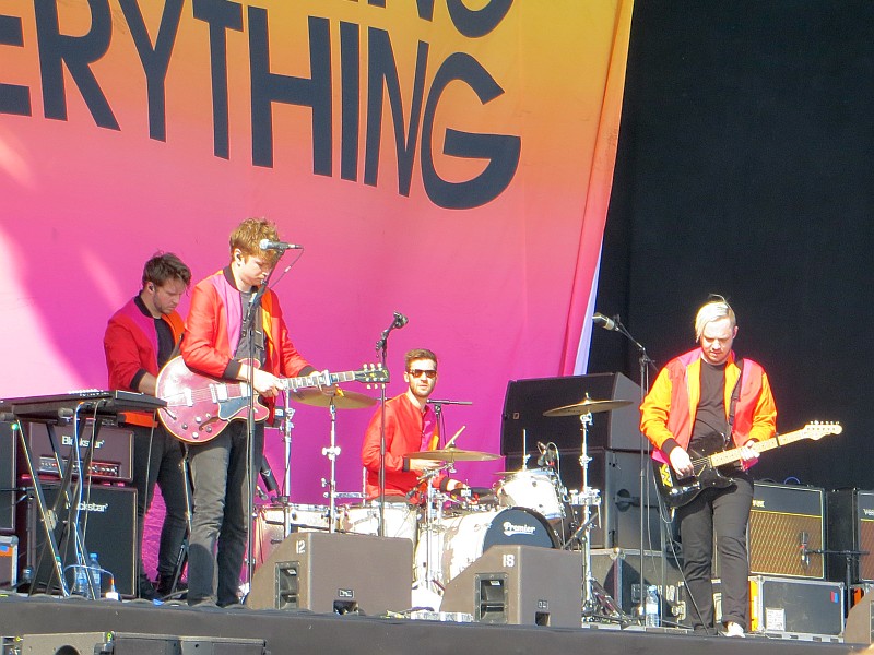 Everything Everything beim Lollapalooza-Festival in Berlin